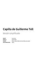 Capilla de Guillermo Tell - Title Page