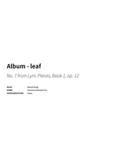 Album - leaf - Title Page