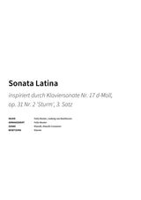Sonata Latina - Title Page