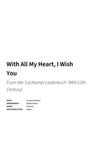 With All My Heart, I Wish You - Title Page