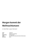 Morgen kommt der Weihnachtsmann - Title Page