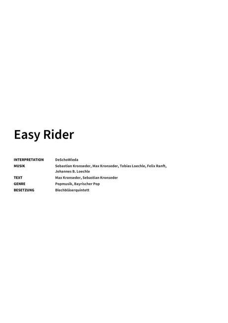 Easy Rider - Title Page