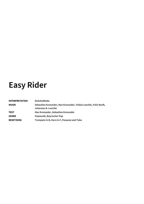 Easy Rider - Title Page