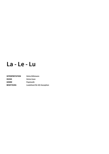 La-Le-Lu - Title Page