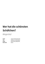 Wer hat die schönsten Schäfchen? - Title Page
