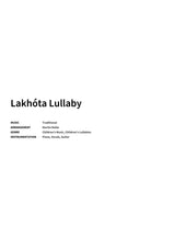 Lakhóta Lullaby - Title Page