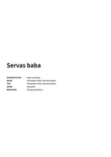 Servas baba - Title Page