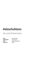 Holzschuhtanz - Title Page