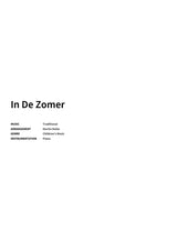In De Zomer - Title Page