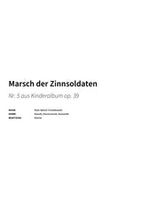 Marsch der Zinnsoldaten - Title Page