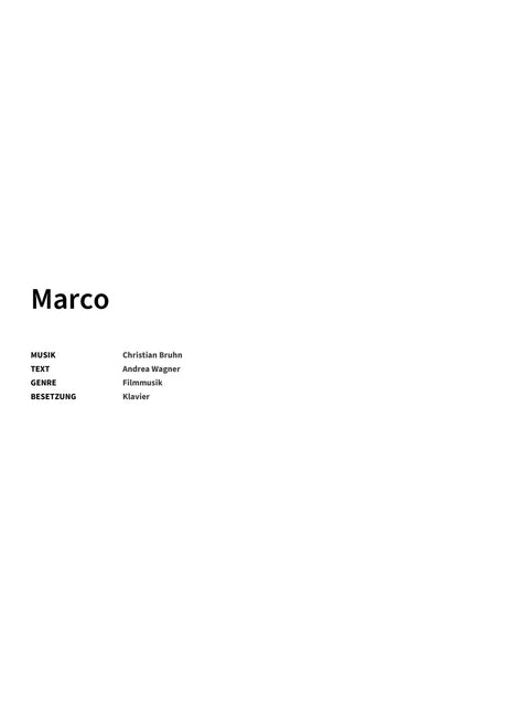 Marco - Title Page
