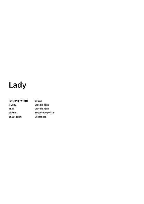 Lady - Title Page
