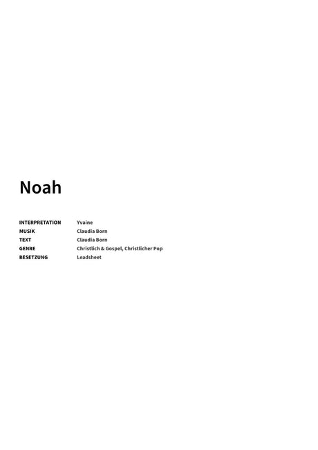 Noah - Title Page