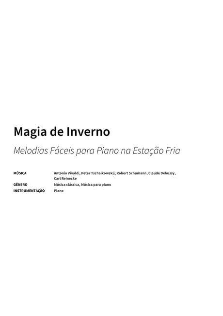 Magia de Inverno - Title Page