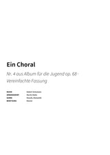 Ein Choral - Title Page