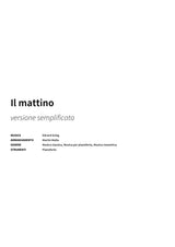 Il mattino - Title Page