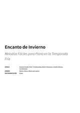 Encanto de Invierno - Title Page