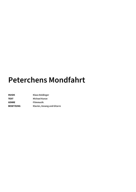 Peterchens Mondfahrt - Title Page