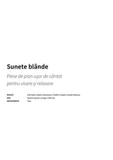 Sunete blânde - Title Page
