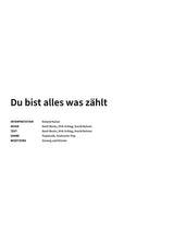 Du bist alles was zählt - Title Page