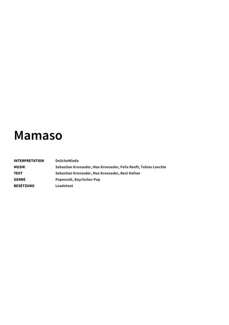 Mamaso - Title Page