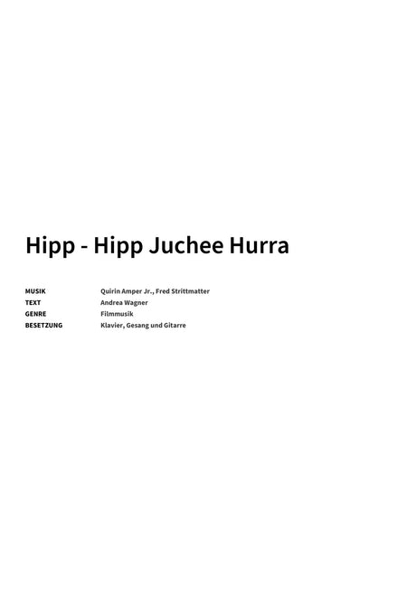 Hipp - Hipp Juchee Hurra - Title Page