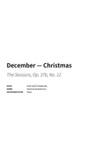 December — Christmas - Title Page