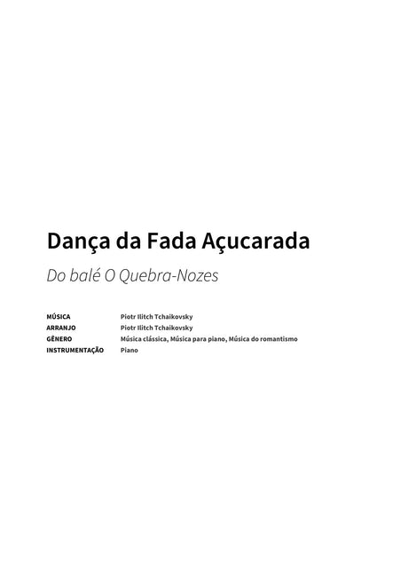 Dança da Fada Açucarada - Title Page