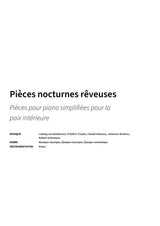 Pièces nocturnes rêveuses - Title Page