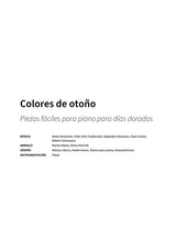 Colores de otoño - Title Page