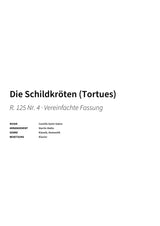 Die Schildkröten (Tortues) - Title Page