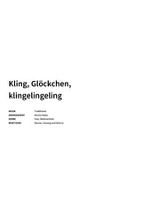 Kling, Glöckchen, klingelingeling - Title Page
