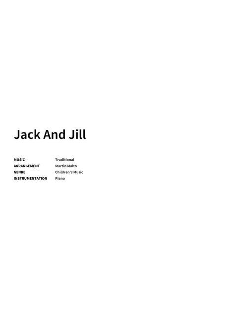 Jack And Jill - Title Page