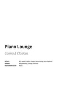 Piano Lounge - Title Page