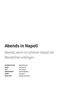 Abends in Napoli - Title Page