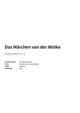 Das Märchen von der Wolke - Title Page