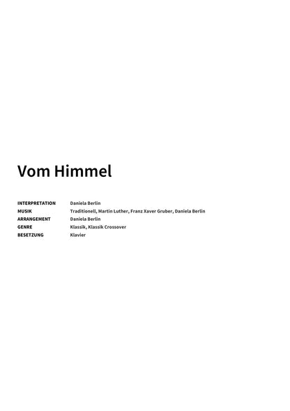 Vom Himmel - Title Page