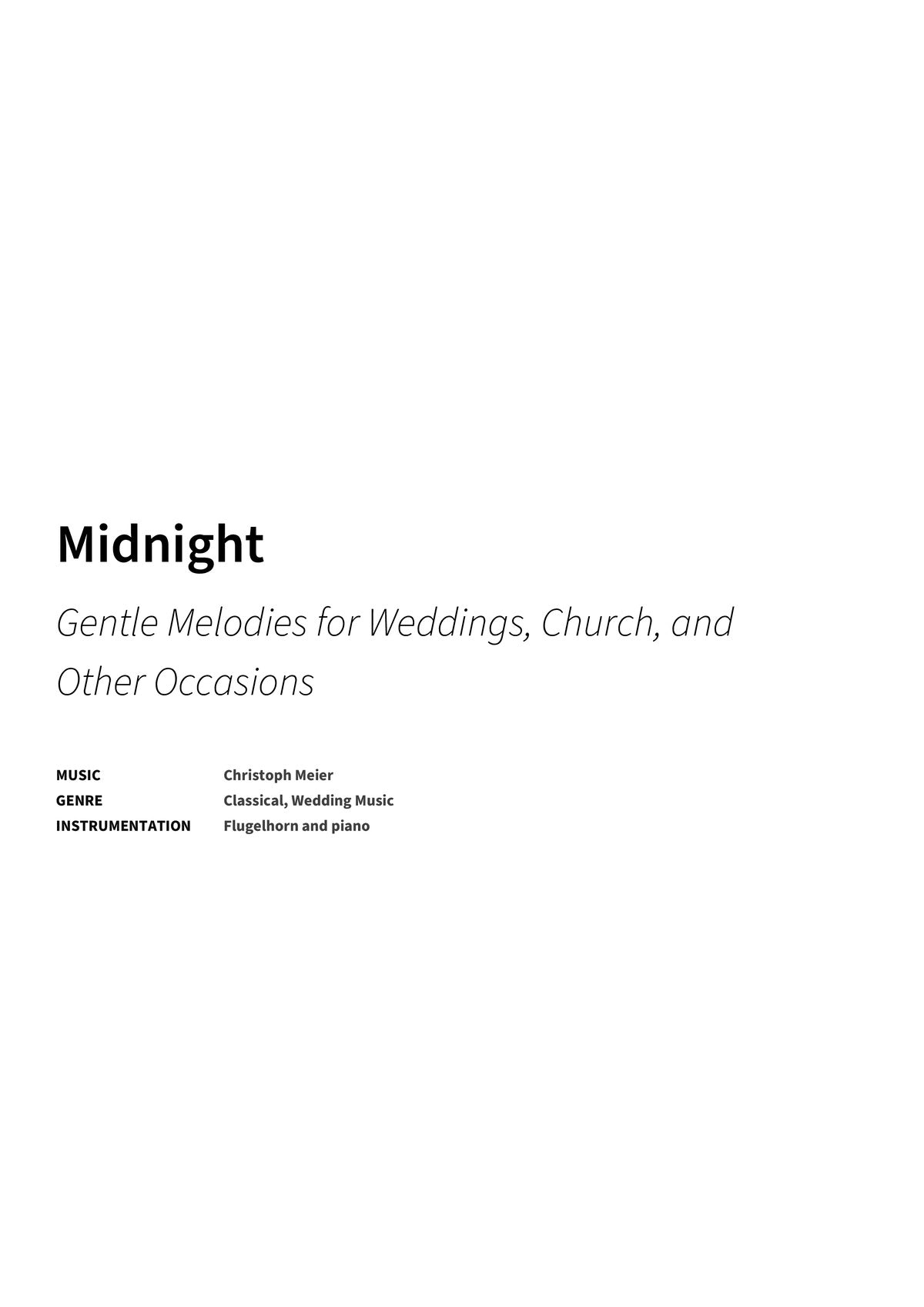 Midnight - Title Page