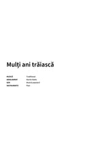 Mulți ani trăiască - Title Page