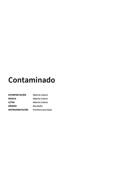 Contaminado - Title Page