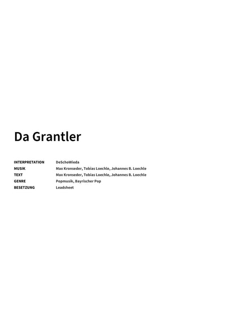 Da Grantler - Title Page