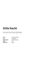 Stille Nacht - Title Page