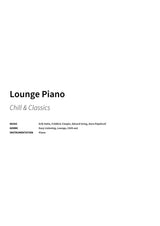 Lounge Piano - Title Page