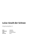 Leise rieselt der Schnee - Title Page