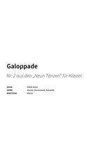 Galoppade - Title Page