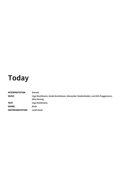 Today - Title Page