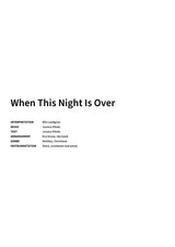 When This Night Is Over - Title Page