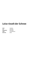 Leise rieselt der Schnee - Title Page