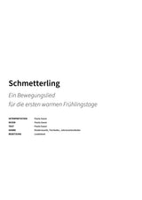 Schmetterling - Title Page