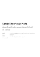 Sonidos Fuertes al Piano - Title Page